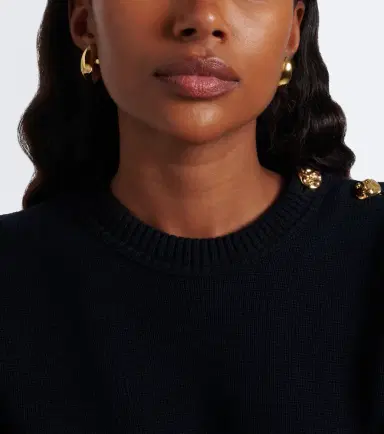 Bottega Veneta 18kt gold-plated sterling silver earrings | Thumbnail 6