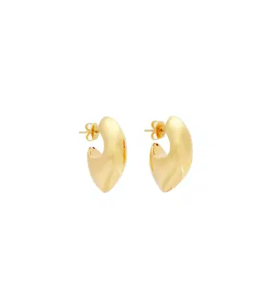 Bottega Veneta 18kt gold-plated sterling silver earrings | Thumbnail 1