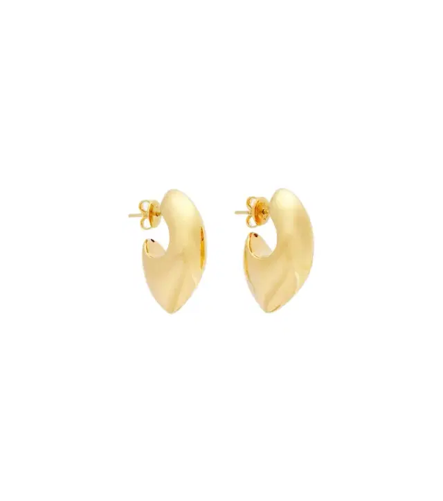 Bottega Veneta 18kt gold-plated sterling silver earrings