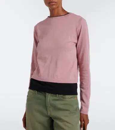 Extreme Cashmere N°451 Lisa cotton and cashmere T-shirt | Thumbnail 5