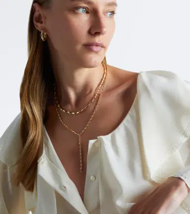 Anita Ko 18kt gold necklace with diamonds | Thumbnail 5