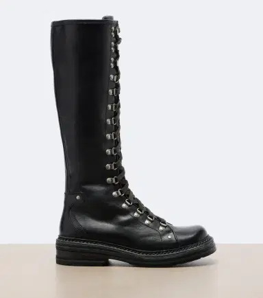 Miu Miu Leather lace-up boots | Thumbnail 2
