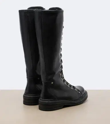 Miu Miu Leather lace-up boots | Thumbnail 3