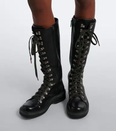 Miu Miu Leather lace-up boots | Thumbnail 5