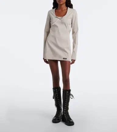 Miu Miu Leather lace-up boots | Thumbnail 6