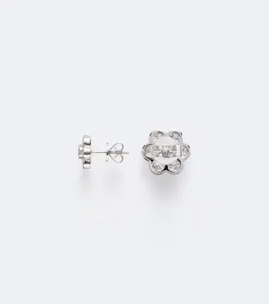 Anita Ko Flora 18kt white gold earrings with diamonds | Thumbnail 2