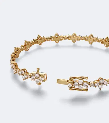 Anita Ko Vivi 18kt gold tennis bracelet with diamonds | Thumbnail 2
