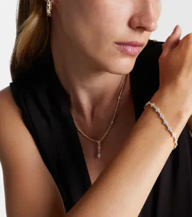 Anita Ko Vivi 18kt gold tennis bracelet with diamonds | Thumbnail 4