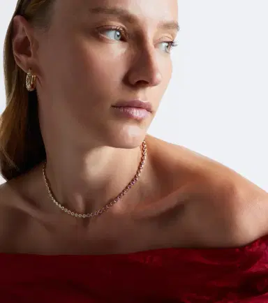 Anita Ko 18kt gold choker with sapphires and diamonds | Thumbnail 5