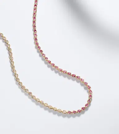 Anita Ko 18kt gold choker with sapphires and diamonds | Thumbnail 6