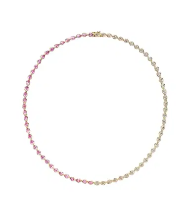 Anita Ko 18kt gold choker with sapphires and diamonds | Thumbnail 1