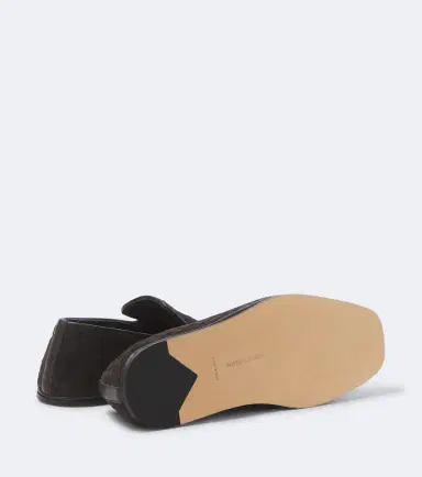 Bottega Veneta Palazzo Intrecciato suede slip-on shoes | Thumbnail 3 Bottega Veneta Palazzo Intrecciato suede slip-on shoes | Thumbnail 3