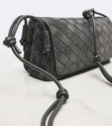 Bottega Veneta Notturno Mini suede crossbody bag | Thumbnail 2