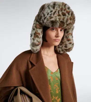 Ruslan Baginskiy Leopard-print aviator hat | Thumbnail 4