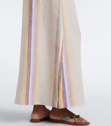 Staud Laura striped linen maxi dress | Thumbnail 5 Staud Laura striped linen maxi dress | Thumbnail 5