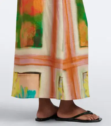 Staud Laura floral linen maxi dress | Thumbnail 2