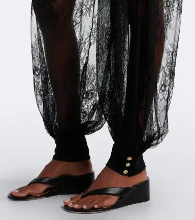 Bananhot Kendall sheer lace balloon pants | Thumbnail 6