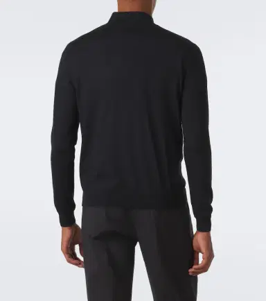 Prada Cashmere and silk polo sweater | Thumbnail 4