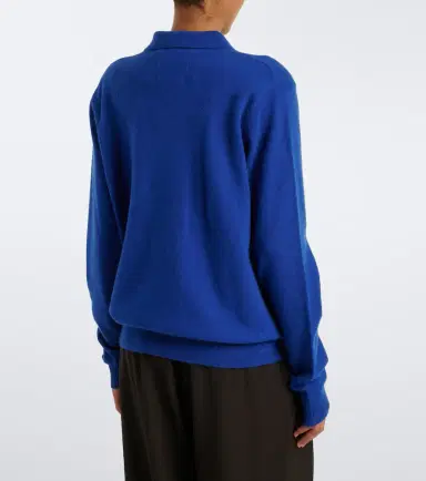 Extreme Cashmere N°223 Be For cashmere-blend polo sweater | Thumbnail 5