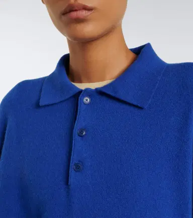 Extreme Cashmere N°223 Be For cashmere-blend polo sweater | Thumbnail 6