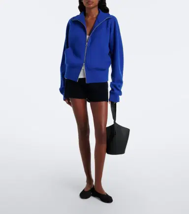 Extreme Cashmere N°385 Xtra Cute cashmere zip-up sweater | Thumbnail 4