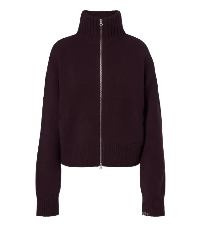Extreme Cashmere N°438 Xtra Fab cashmere zip-up sweater