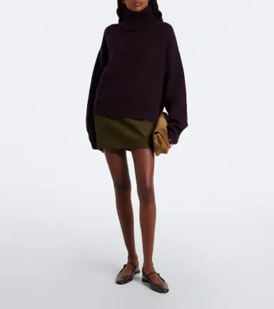 Extreme Cashmere N°434 Crop Xtra cashmere sweater | Thumbnail 6