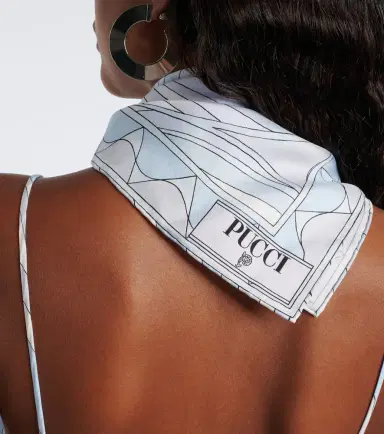PUCCI Iride silk twill scarf | Thumbnail 5