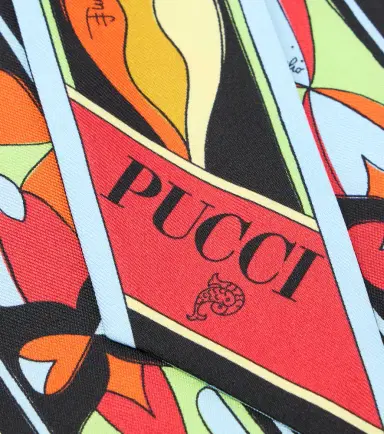 PUCCI Onda and Nawaho silk twill scarf | Thumbnail 2