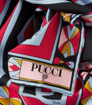 PUCCI Labirinto silk twill scarf | Thumbnail 2
