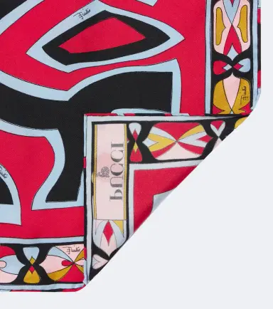 PUCCI Labirinto silk twill scarf | Thumbnail 3
