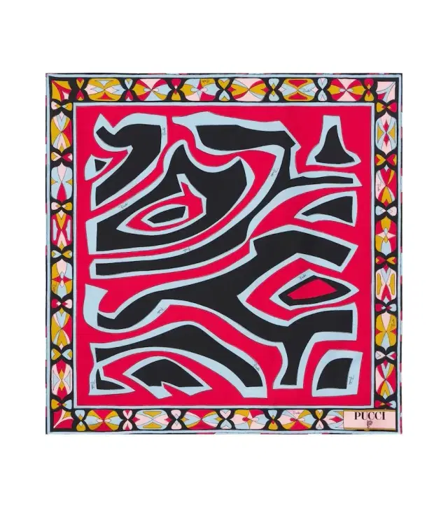 PUCCI Labirinto silk twill scarf