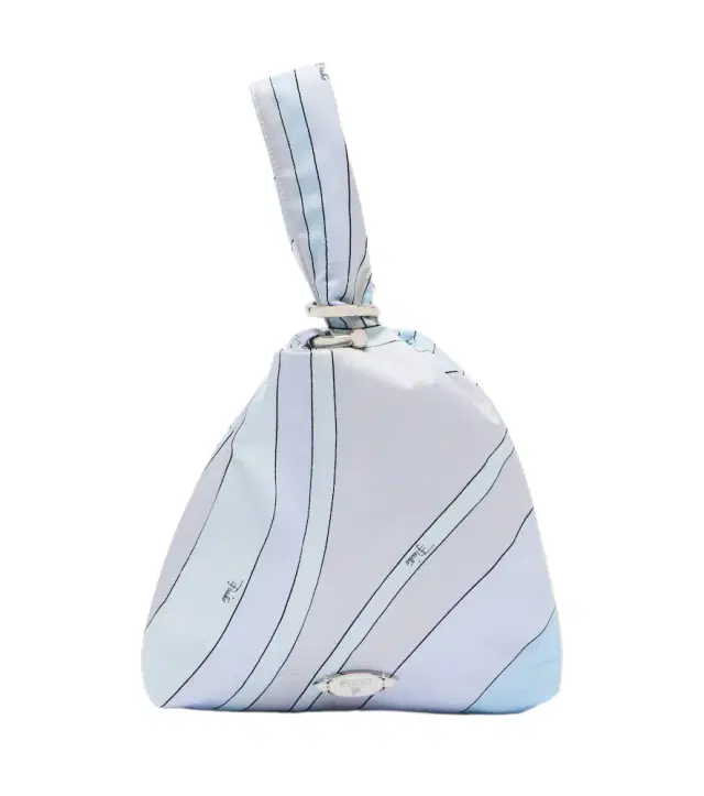 PUCCI Emilio Iride silk twill top-handle bag