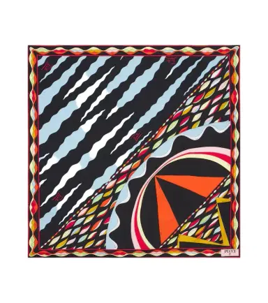 PUCCI Fiamme and Nawaho silk twill scarf | Thumbnail 1
