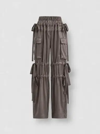 Aknvas The Odin trousers in steel satin | Thumbnail 2