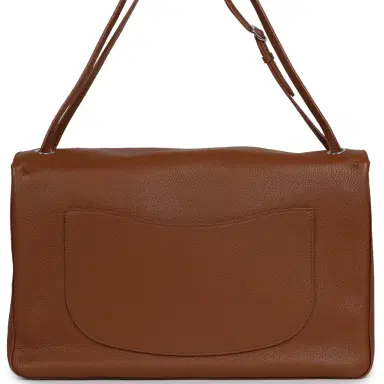 Chanel Chanel Maxi "Souplissimo" Large Flap Bag Camel Grained Calfskin Silver Hardware | Thumbnail 4 Chanel Chanel Maxi "Souplissimo" Large Flap Bag Camel Grained Calfskin Silver Hardware | Thumbnail 4