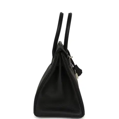 HERMÈS Hermes Birkin 30 Black Togo Palladium Hardware | Thumbnail 3