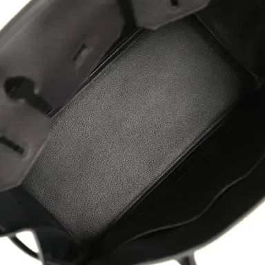 HERMÈS Hermes Birkin 30 Black Togo Palladium Hardware | Thumbnail 8