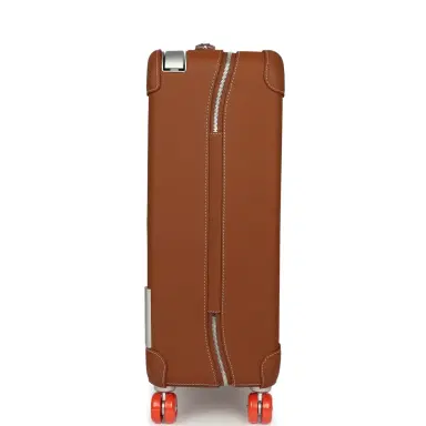 HERMÈS Hermes R.M.S. Cabine 55 Rolling Suitcase "Pacific H" Plume H Multicolor Canvas, Fauve Régate Palladium Hardware | Thumbnail 5 HERMÈS Hermes R.M.S. Cabine 55 Rolling Suitcase "Pacific H" Plume H Multicolor Canvas, Fauve Régate Palladium Hardware | Thumbnail 5