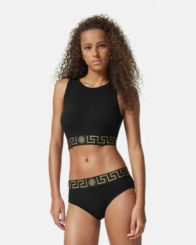 Versace Jacquard Cotton-Jersey Briefs | Thumbnail 2 Versace Jacquard Cotton-Jersey Briefs | Thumbnail 2