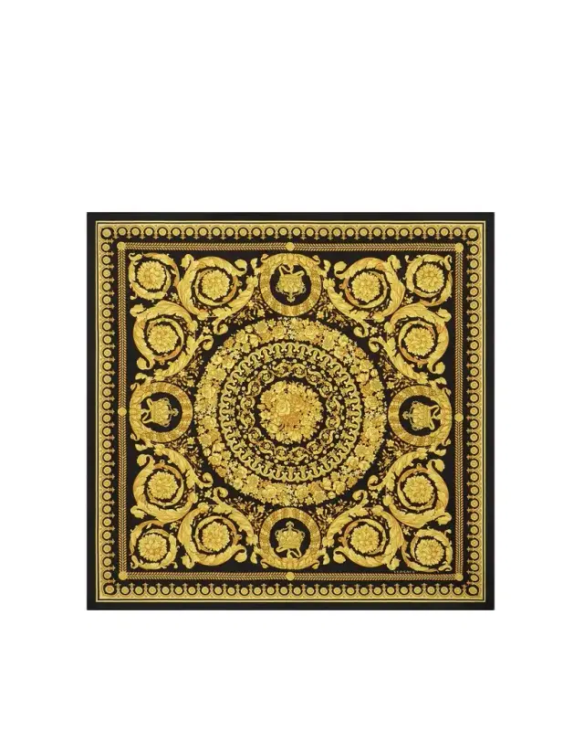 Versace Printed Silk Twill Scarf 90 cm
