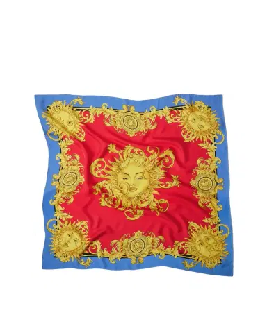 Versace Printed Silk Twill Scarf 90 cm | Thumbnail 1 Versace Printed Silk Twill Scarf 90 cm | Thumbnail 1