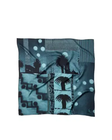 Versace Printed Silk Twill Scarf 90 cm | Thumbnail 1 Versace Printed Silk Twill Scarf 90 cm | Thumbnail 1