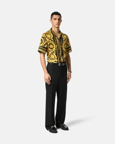 Versace Printed Silk Twill Shirt | Thumbnail 2