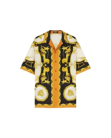Versace Printed Silk Twill Regular Shirt | Thumbnail 1