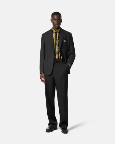 Versace Printed Silk Twill Shirt | Thumbnail 2