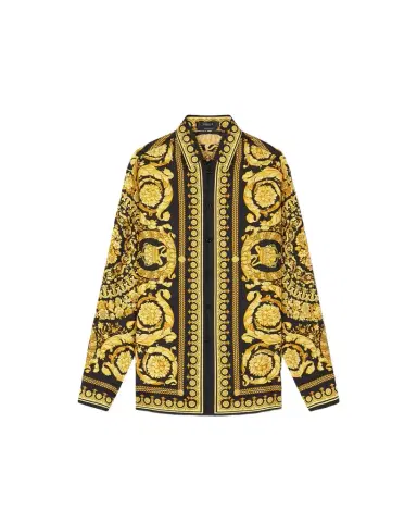Versace Printed Silk Twill Shirt | Thumbnail 1