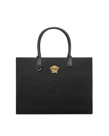 Versace La Medusa Large Canvas Tote | Thumbnail 1 Versace La Medusa Large Canvas Tote | Thumbnail 1