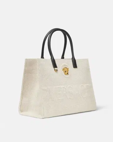 Versace La Medusa Large Canvas Tote | Thumbnail 2 Versace La Medusa Large Canvas Tote | Thumbnail 2