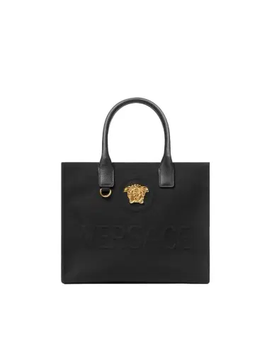 Versace La Medusa Small Canvas Tote | Thumbnail 1 Versace La Medusa Small Canvas Tote | Thumbnail 1